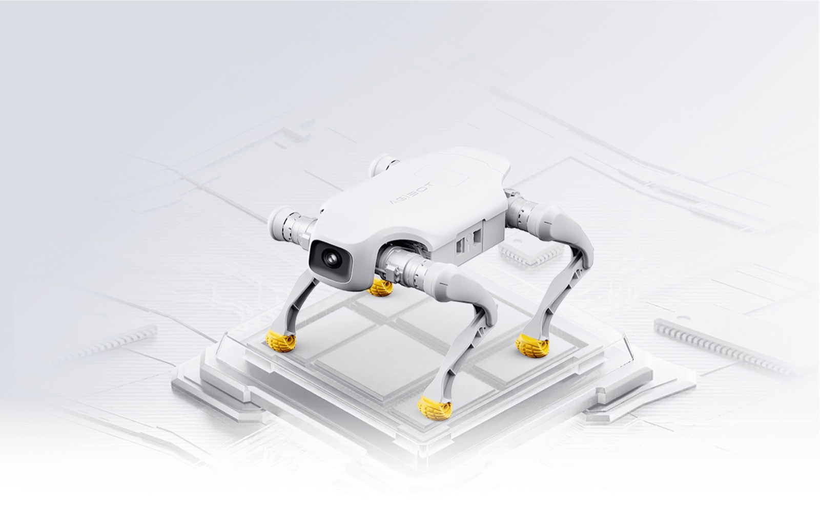 AgiBot D1 Edu development platform with expansion interfaces